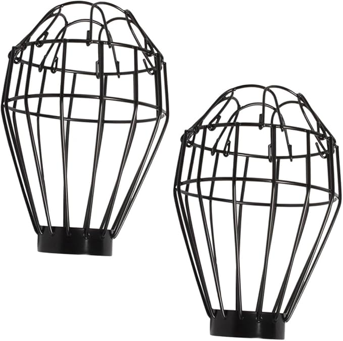 OUNONA 2sets 2pcs Box Reptile Lamp Covers Heat Lamp Shade Guard for Safe Bulb Protection Easy Installation Reptile Lampshade to Prevent Burns and Scalding Suitable for Various Bulbs 2pcs*2