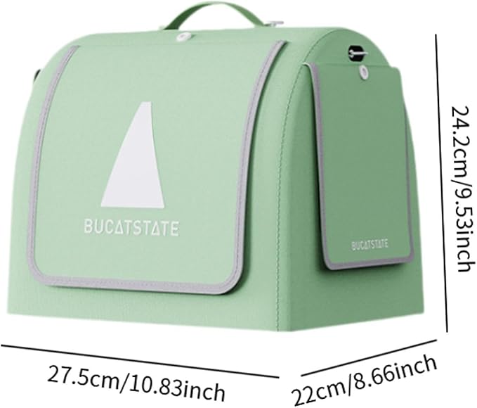 Portable Bird Transporter with Convenient Carrying Straps, Green