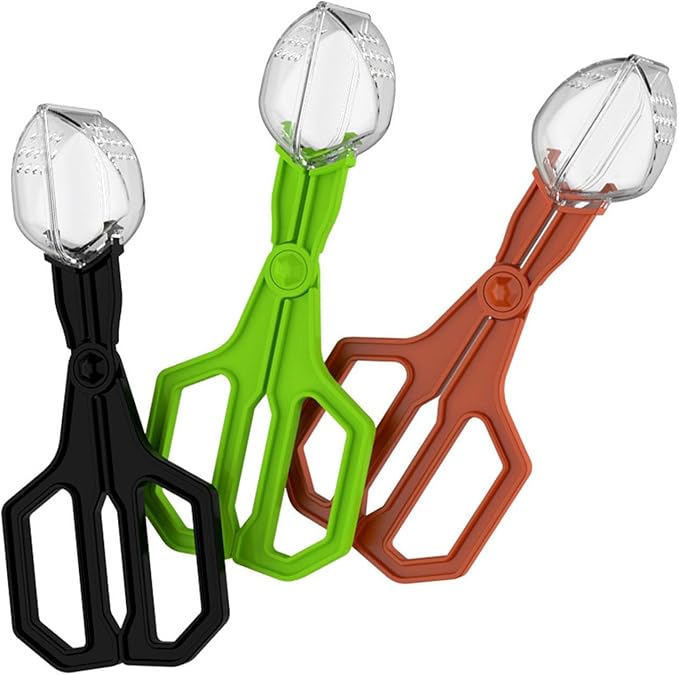 Creature Captures Tongs For Reptiles Care Feeder Pliers Clear Ergonomic Tool Gentle Feeding Easy Clear Tongs