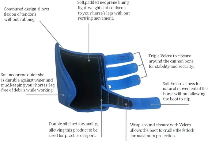 TGW RIDING Horse Sports Medicine Boots Horse Sport Boots Horse Leg Wraps One Pair