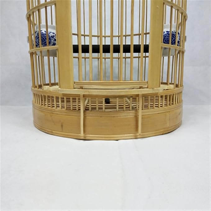 The Birdcage Thrush Bird Cage Blue Bird Cage Bird Carrier Full Set of Bird Cage Handmade Portable Hook to Carry Small Bird Cage Parakeet Cage