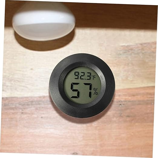 Toddmomy 7pcs Bearded Dragon Tank Accessories Electronic Mini Thermohygrometer Digital Humidity Temperature Gauge