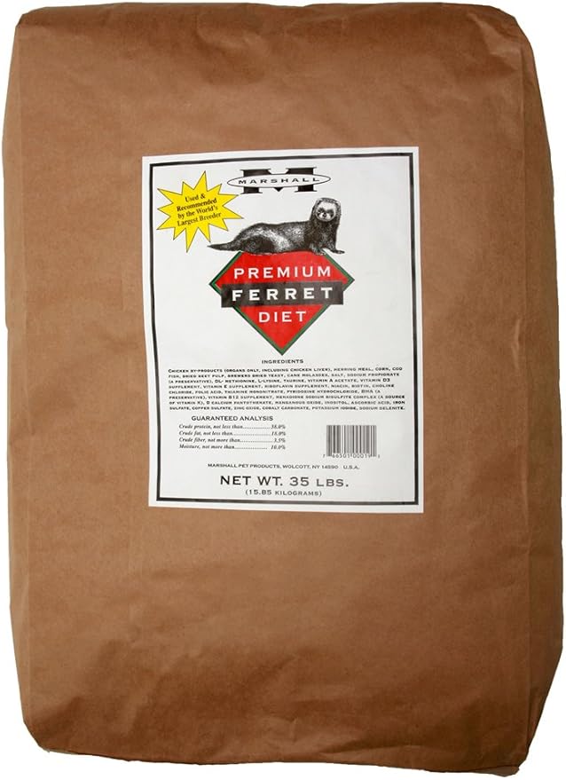 Marshall Premium Ferret Diet, 35-Pound Bag