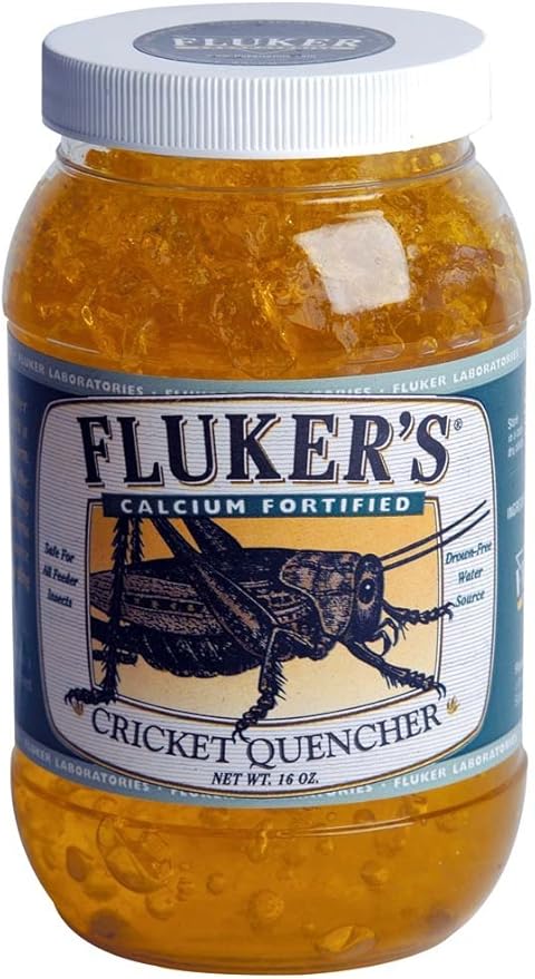 Fluker's Cricket Quencher Calcium Fortified, Provides Clean Water and Calcium to Crickets and Feeder Insects, 7.5 lbs.