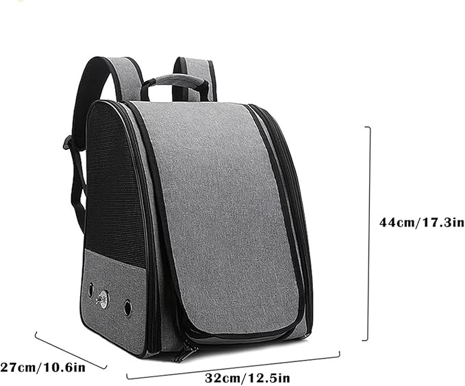 Flight Cage Bird Travel Bag Lightweight Bird Backpack Pet Bag Lightweight Breathable Bird Cage Carrier for Outdoor Bird Cage (Color : Red)
