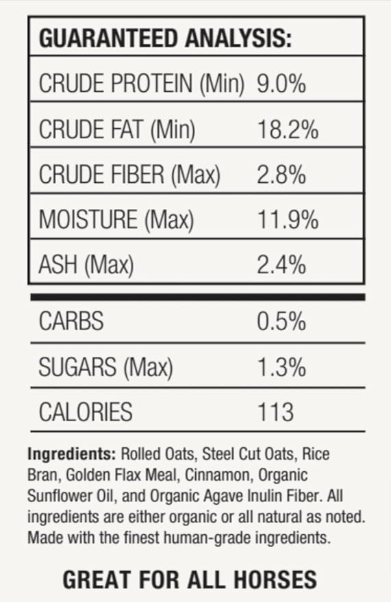 Horse Treats, Blonde Bits of Health, Low Carb/Sugar, A Softer Cookie, Wheat, Corn, Soy & Alfalfa Free, Made with Cinnamon & Agave, All Natural Ingredients, 10 lb