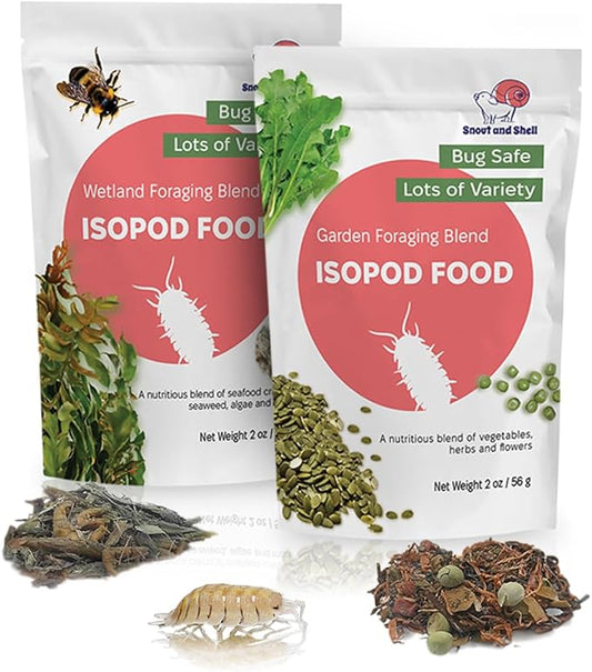 Snout and Shell Isopod Foraging Bundle – Garden & Wetland