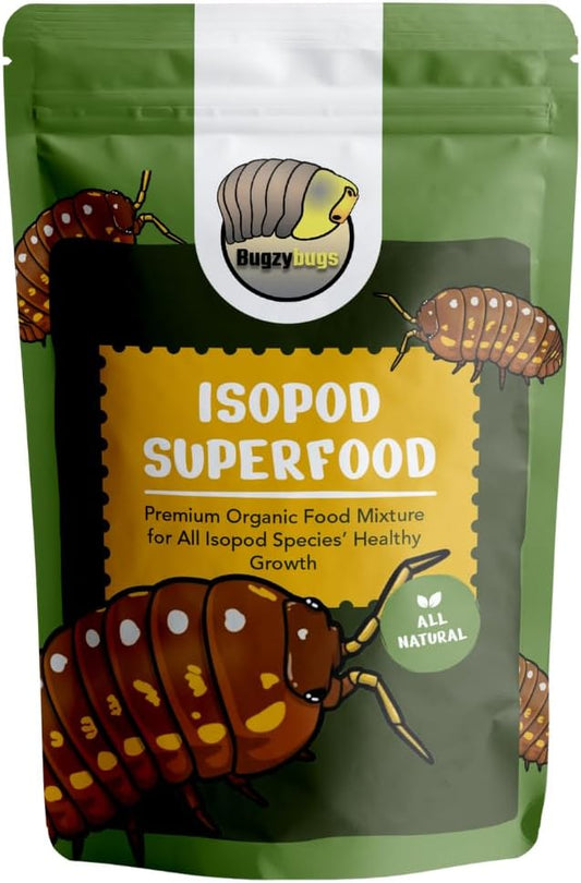 Isopod Super Food Blend Premium Nutrient-Rich Diet with Natural Protein and Calcium