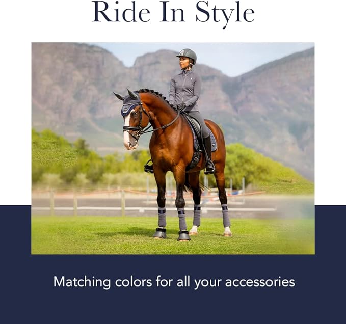 LeMieux Black Rubber Bell Overreach Horse Boots - Protective Gear and Training Equipment - Equine Boots, Wraps & Accessories