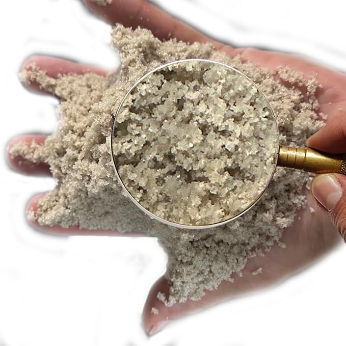 2 Pounds Natural Decorative Real Sand for use in Crafts, Decor, Vase Filler and More | Natural and Non-Toxic, Fun Wet and Dry Indoor and Outdoor, Sandbox, Therapy, and Table Use.
