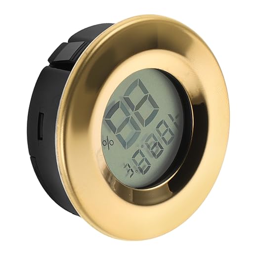 Beavorty Mini Digital Thermometer Hygrometer for Indoor Reptile Use LCD Room Humidity for Wine Cabinets Greenhouses and Rooms Accurate Temperature Humidity Control