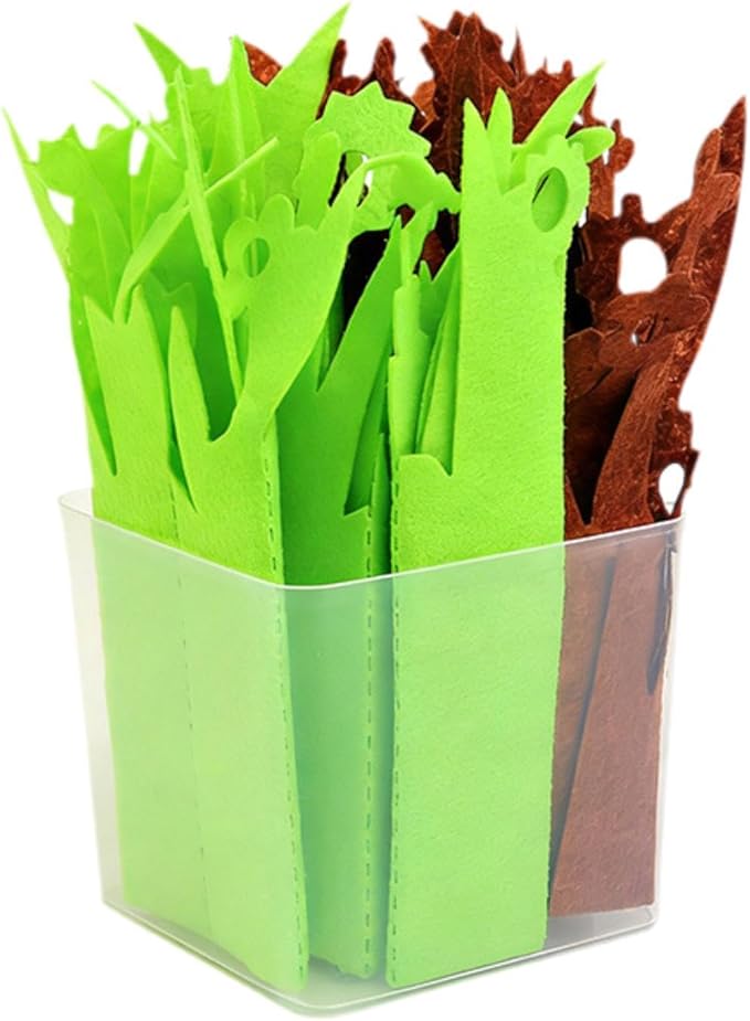 predolo Reptile Humidifier Imitation Plants Humidifier with Water Basin Environmental Humidifier Air Humidity Supplies Portable Compact Reptile Humidifying Sy, Green Brown