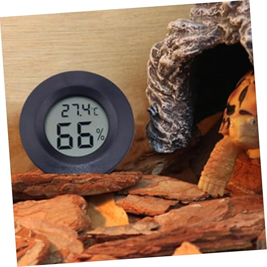 Totority Mini Thermohygrometers 7pcs Digital Hygrometer for Reptile Tank Aquarium Terrarium for Humidor Incubator