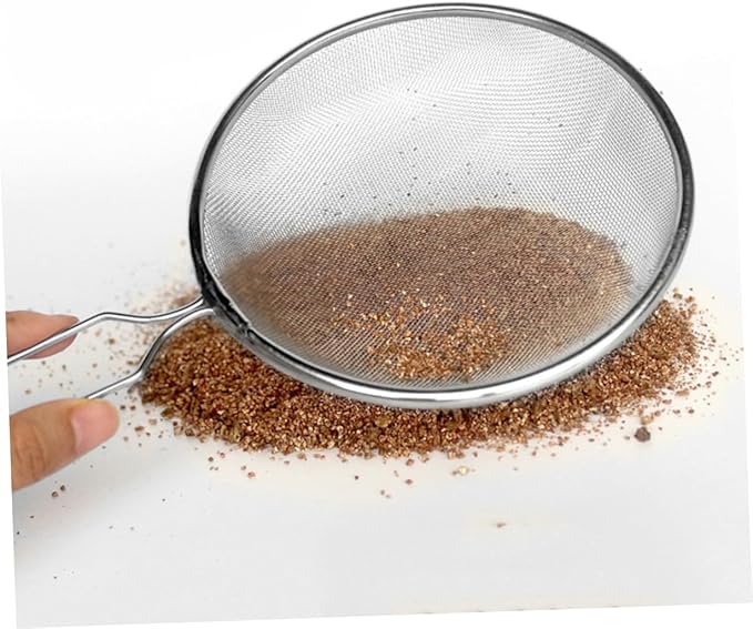 Rustproof Reptile Supplies Shovel Lightweight Mesh Sand Scoop for Litter Easy to Clean