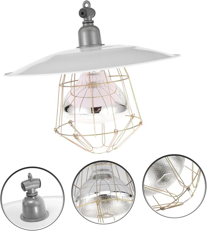 POPETPOP Animal Lamp Ceramic Socket Poultry Heat Preservation Lamp for Chicken Coop