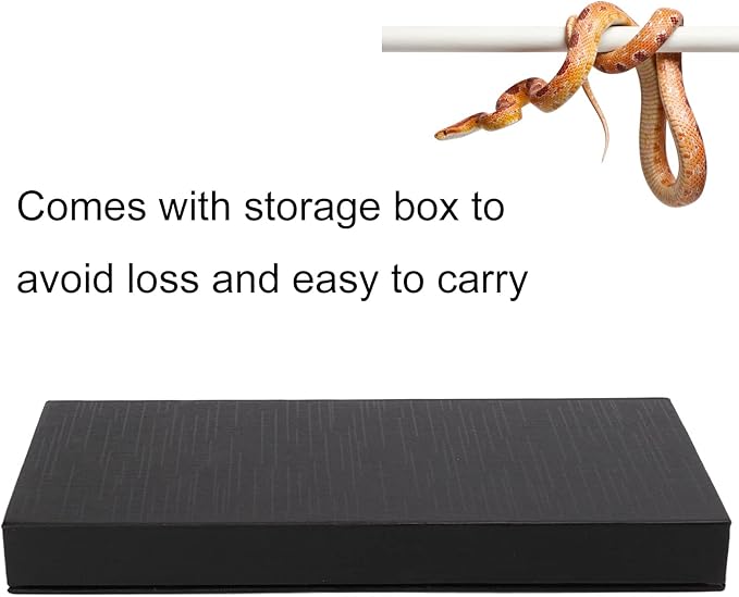 6PCS Reptiles Snake Sexing Probe, Ball Tipped Snake Sexing Gender Detector Portable Probe Kit Professional Reptiles Snake Sexing Kit Probes Set for Different Size Snakes