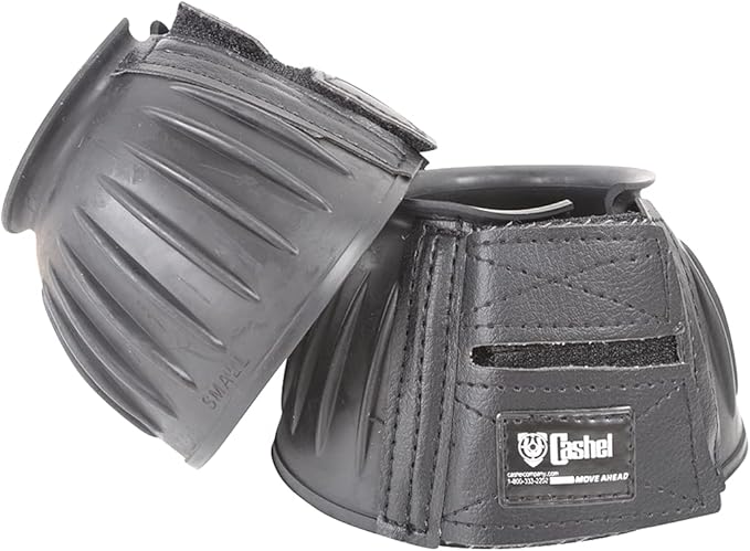 Cashel Rubber Bell Boots XL Black