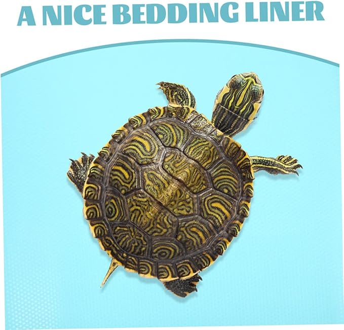 Kisangel Large Reptile Carpet Mat for Bearded Dragon Leopard Gecko Lizard Snake and Tortoise Sturdy Terrarium Bedding Substrate for Reptile Tanks and Habitats