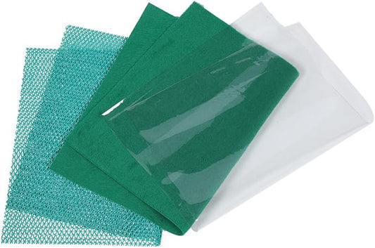 Reptile Terrarium Mat Liner Green Turtle Cage Carpet for Tortoise Bedding Reusable Non-Toxic Substrate Lizard Habitat Accessory for Cleaner Pet Enclosure