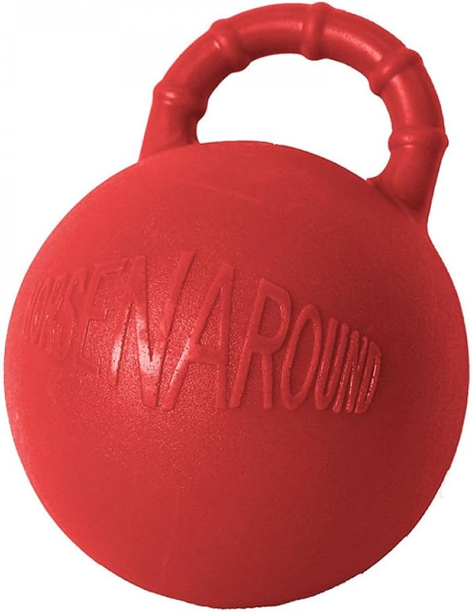 HORZE Horse Play Ball - Red - One Size