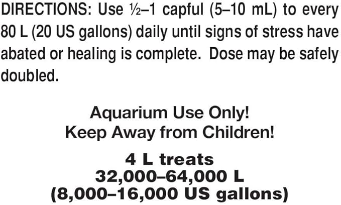 Seachem StressGuard Slime Coat Protection - Stress and Toxic Ammonia Reducer 4 L.