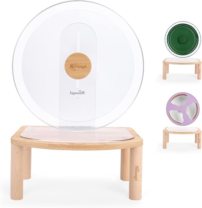 Niteangel Anti-Slide Hamster Wheel Platform - Fits Niteangel Super-Silent, Wooden, Acrylic & Cloud Series Wheels (Medium)