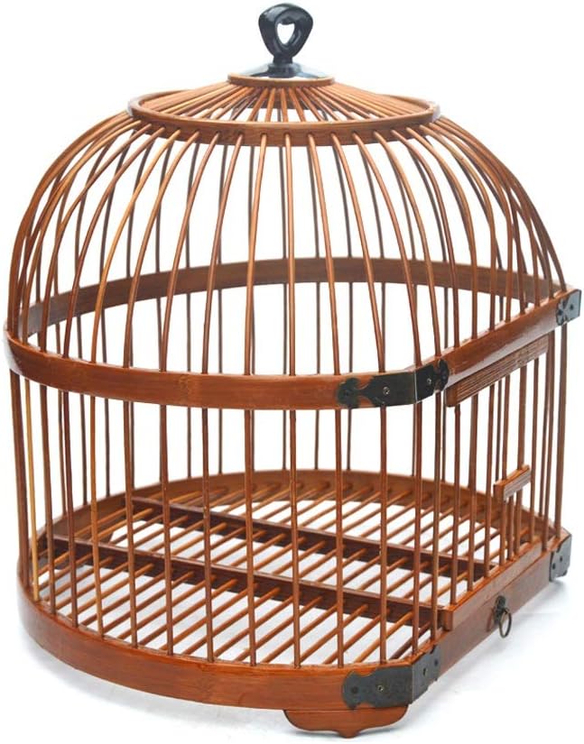 Birdcage Portable Small Sized Bird Carrier, Lightweight Travel Cage, Hanging Bird Cage for Small Parrot Cockatiel Bird Cage