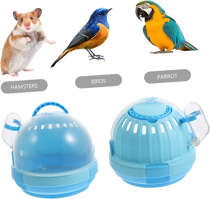 UPKOCH 2PCS Handheld Parrot Carrier Cage Portable Bird Travel Cage Insulated Design for Budgies and Small Birds Lightweight Carrier Comfortable Handle