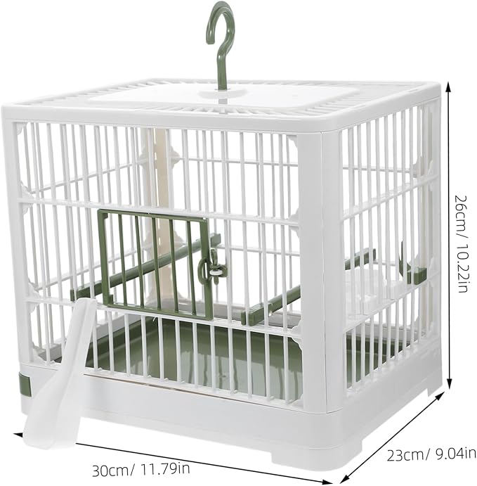 Foldable Bird Travel Carrier Cage for Parakeets and Small Birds Portable Design with Ventilation for Outdoor Activities and Pet Transport Construction for Extended Use