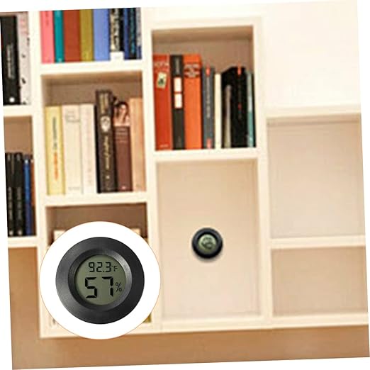 Reptile Thermometer Humidity Gauge 7 Mini Digital Hygrometers for Small Spaces Terrariums and Aquariums