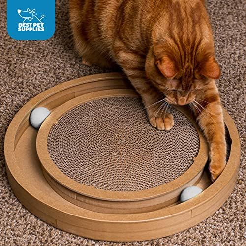 Catify Spin n' Scratch Interactive Cat Scratcher - Round - Image 5