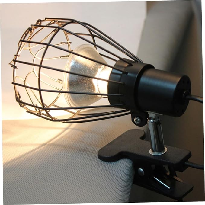 4pcs Reptile Scalding Lamp Shade Bulb Guard for Pet Cages Efficient Heat Dissipation Safe for Bearded Dragons and Turtles Fits Lamp Holders