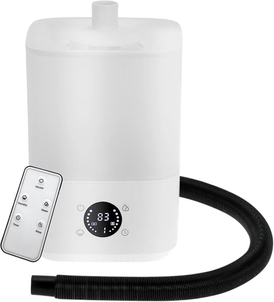 4L Reptile Fogger Mister, Efficient Humidifier Set with Remote Control, Reptile Humidifier for Proper Moisture Control, White, 1 Set
