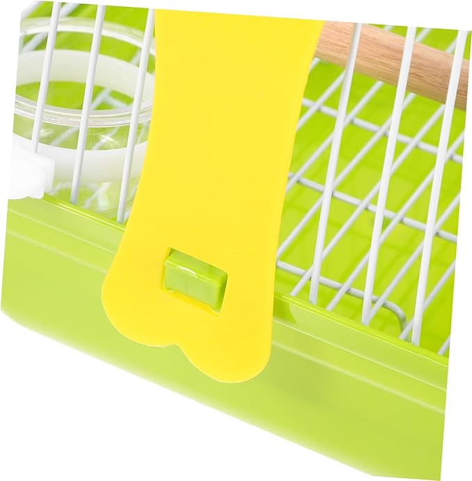 Milisten 1set Portable Metal Bird Carrier Cage for Travel Lightweight and Breathable Design for Parrots Conures and Birds for Hiking and Outings