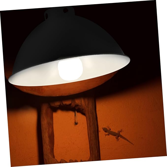MAGICLULU Reptile Heat Lamp Cover Reflector Lampshade Insulated Design for Energy Efficiency Construction for Creating Environment for Reptiles