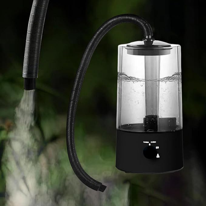 Reptile Humidifiers Mister 4 Liters with Extension Hose US 110V Plug Quiet to Use Top Fill Design Fog Machine Pet Supplies