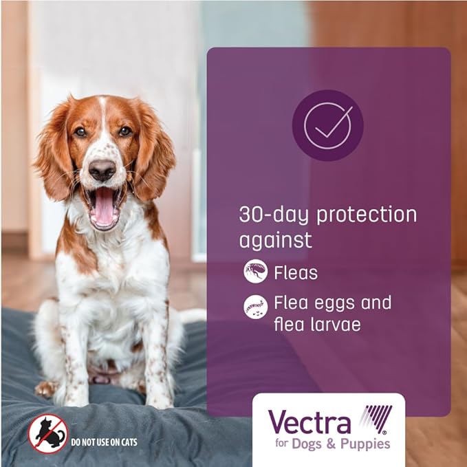 Vectra® for Dogs & Puppies Flea Treatment & Prevention for Extra Small Dogs (2.5 – 10 lbs.) 6-Month Supply