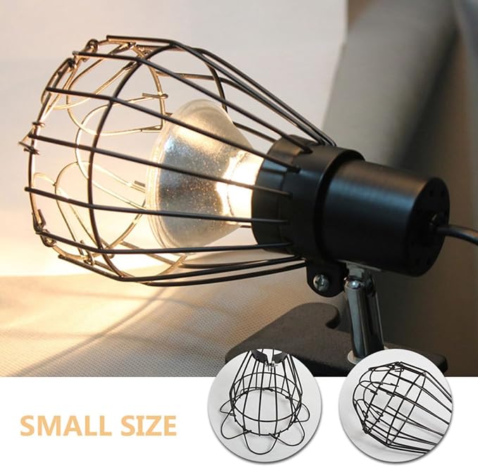 SOLUSTRE 2pcs Terrarium Heat Lamp Cover Reptile Tank Lampshade Dome Shaped Bulb Shade for Reptile