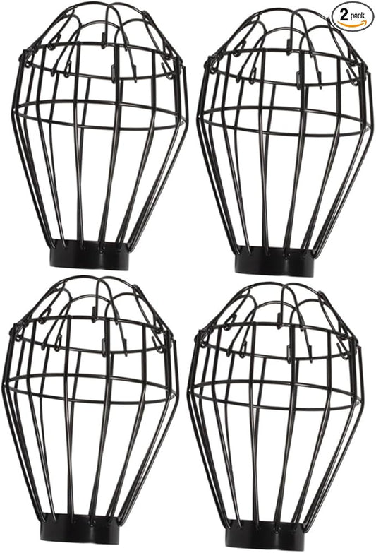 OUNONA 2sets 2pcs Box Reptile Lamp Covers Heat Lamp Shade Guard for Safe Bulb Protection Easy Installation Reptile Lampshade to Prevent Burns and Scalding Suitable for Various Bulbs 2pcs*2