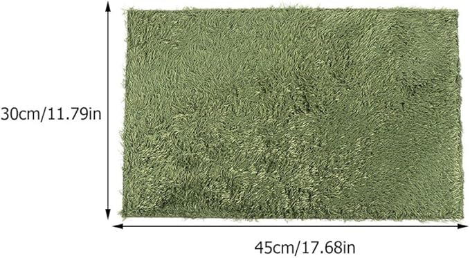 ibasenice Artificial Grass Reptile Mat 45x30cm Moss Carpet Substrate for Tortoise Bearded Dragon and Amphibians Terrarium Bedding Moisture Retention Pet Supply