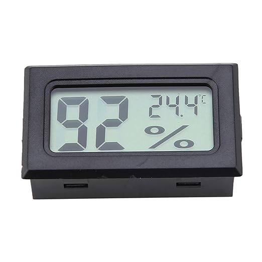 Digital Thermometer Hygromete, Crawler Electronic Temperature Humidity Meter Indoor Hygrometer Sensor for Spiders Scorpions Horned Frogs Lizards Chameleons Tortoises