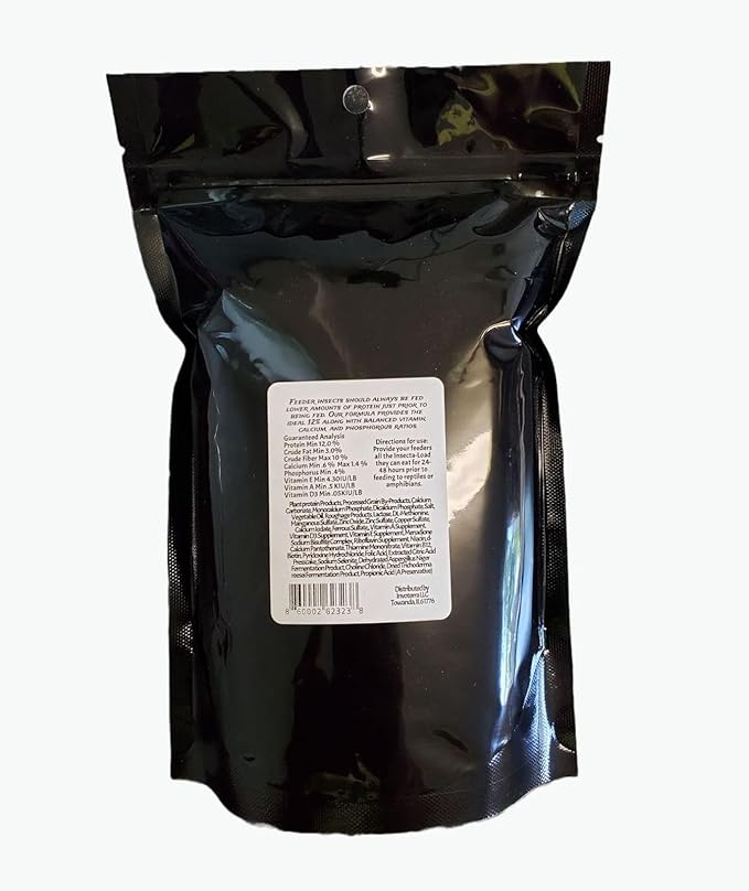 Insecta-Load Gut Load for Feeder Insects (Crickets, Mealworms, Superworms, Dubia) 20 Ounce