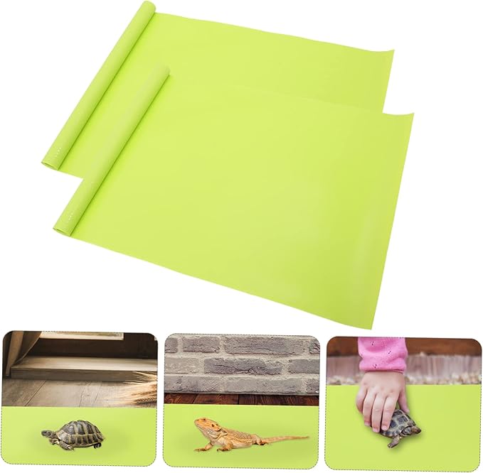 Happyyami Gecko Hide Mats Basking Platform Reptile Carrier 10 Gallon Pad Waterproof Oil Reptile Floor Mat