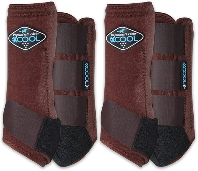 Professional's Choice 2XCOOL Sports Medicine Horse Boots | Protective & Breathable Design for Ultimate Comfort & Durability in Active Horses | Value 4 Pack
