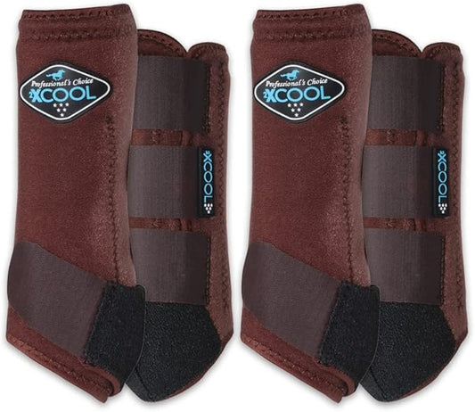 Professional's Choice 2XCOOL Sports Medicine Horse Boots | Protective & Breathable Design for Ultimate Comfort & Durability in Active Horses | Value 4 Pack