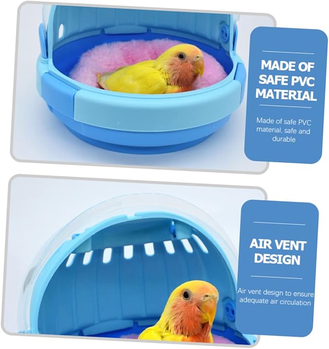 Compact Travel Cage for Birds Small Pet Carrier Bird Travel Cage Carrier