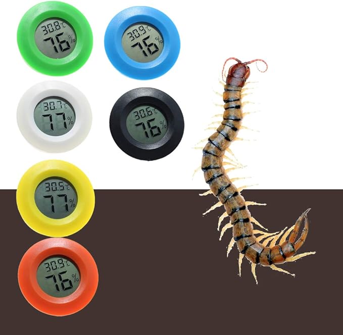 POPETPOP Digital Rv Pet Temperature Monitor Hygrometer Celsius Display Brooder Thermometer Bedroom Aquarium Thermostat Home Digital Temperature Humidity Meter