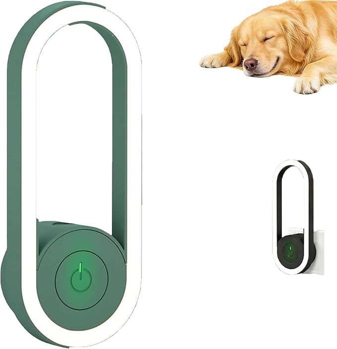Upgrade Pawshield for Dogs & Cats, Indoor Home Guardian Device with Soft Indicator Light, Plug-in Ready, Chemical-Free & Non-Disruptive (Green-1PCS)