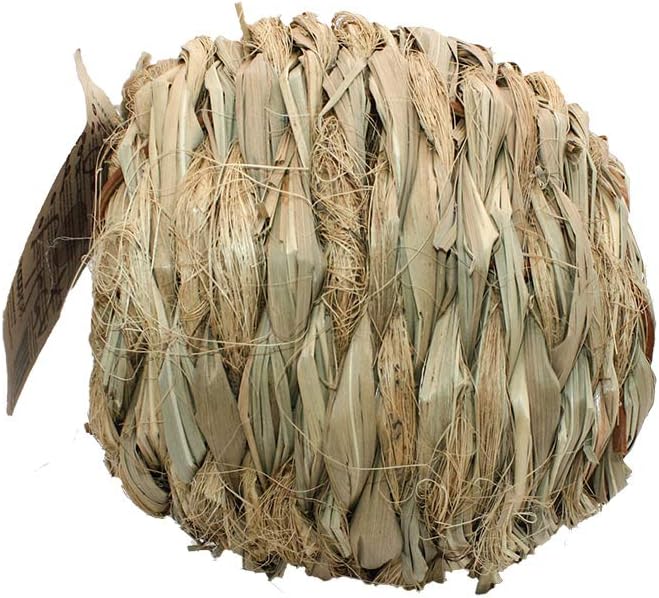Happy Pet Nature First Jumbo Grass House for Small Animals Durable Flexible Natural Nesting Nibbling Hiding Playing Treat Toy Cage Habitat Accessory