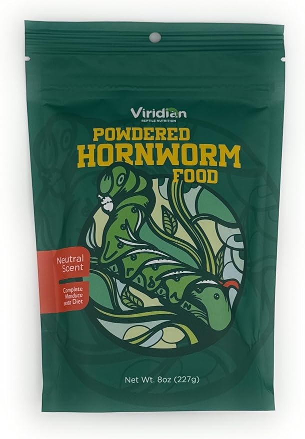 Viridian Reptile - Powdered Hornworm Food - 8oz